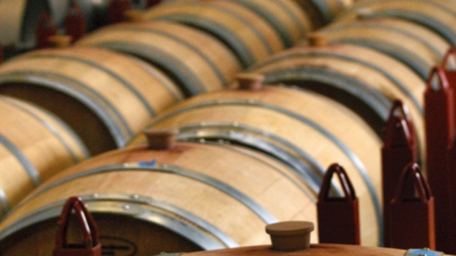 Tassel Ridge Winery Barrels
